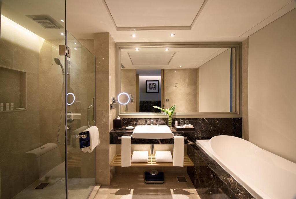 Deluxe room bathroom